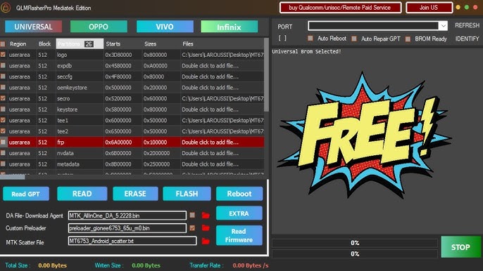 QLMFlasherPro MediaTek Edition